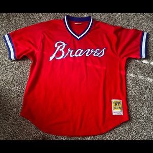 “Mitchell & Ness” Dale Murphy Atlanta Braves mesh Jersey. Size: 2XL